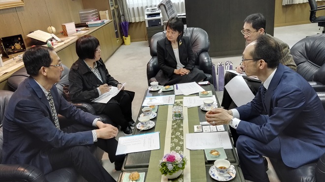 william威廉中文官网代表团赴日本高校交流访问