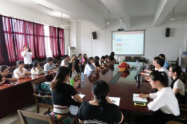 公司举办北京外国语大学2014年暑期夏令营宣讲会
